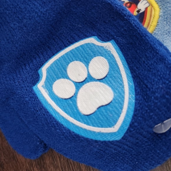 Paw Patrol Blue Knit Beanie and Mittens Set - Picture 2 of 6